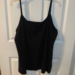 Torrid black adjustable Cami tank size 3x EUC